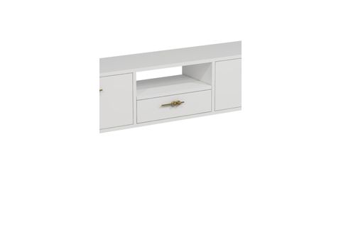 DROPDD TV SEHPASI BEYAZ ALTIN DUVARA MONTAJ, 1326DROPDD 32