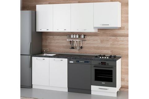 MİNAR 220 CM MUTFAK DOLABI BEYAZ 220 B14