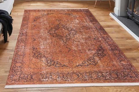 RABAT PAMUK DOKUMA ŞÖNİL HALI 1712, YIKANABİLİR, MULTİ, 100X200