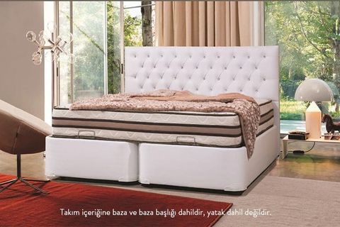 SİLWER  BAZA VE BAŞLIK SETİ, 140X200