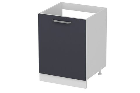 MİNAR MUTFAK DOLABI ALT MODÜL, ANTRASİT BEYAZ, 60 CM