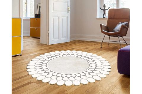 Dreco Round Rug, 160 x 160 cm, Beige