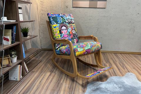 KONTES SALLANAN SANDALYE, DİEGO, NATUREL AYAK