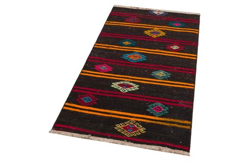 GERÇEK EL DOKUMA ANADOLU KİLİM -80X150