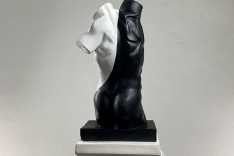 TORS WHITE RISE POP ART DEKORATİF ROMA YUNAN HEYKELLERİ
