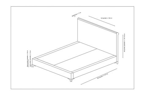 DELUXE BAZA+BAŞLIK, GRİ, 160X200