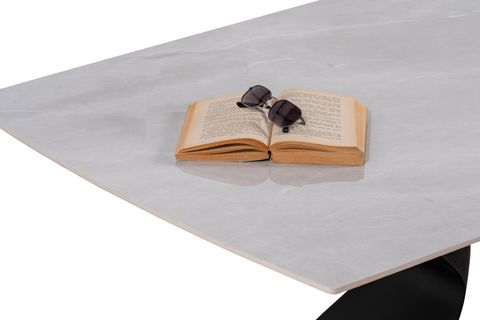 ATEZ MERMER BASKI MDF YEMEK MASASI