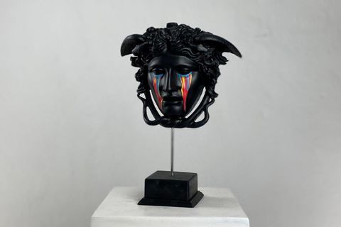 MEDUSA NIGHTMARE POP ART DEKORATİF ROMA YUNAN HEYKELLERİ