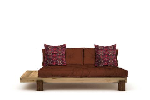 WOODESK ARİN MASİF SEDİR, NATURAL-KİREMİT RENK, CPT8373-200