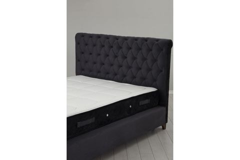 DELUXE SONATA ÇİFT KİŞİLİK BAZA+BAŞLIK+YATAK, ANTRASİT, 150X200