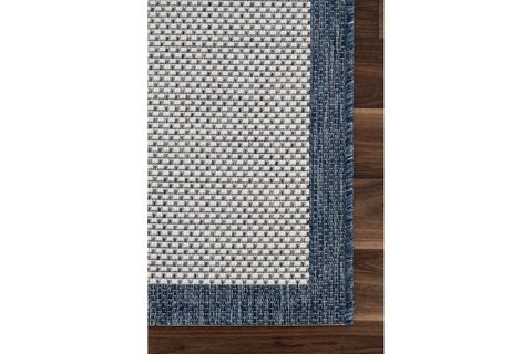 FRESCO EKRU LACİVERT YIKANABİLİR HALI 23745A, 50X80