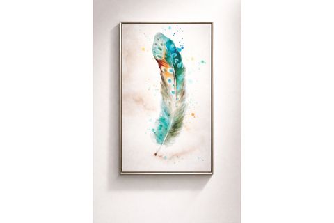 BOHO TÜY MOTİFLİ KANVAS TABLO