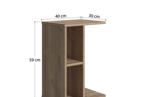 RUUM STORE BY DOĞTAŞ SLOT YAN SEHPA RAFLI MEŞE