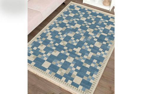 PİXEL BASKILI DOKUMA TABAN HALI, 161 YNG, 100X150 CM