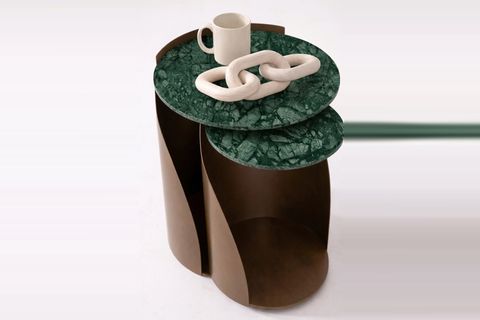 BELDA ZİGON SEHPA SETİ, VERDE