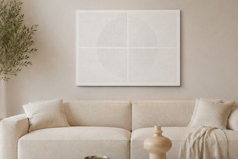 ARİA MODERN DOKULU TABLO, KREM 50X70 CM