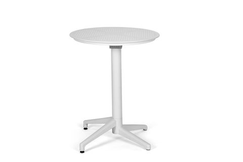 TİLİA ATRA 2 KİŞİLİK 60 CM YUVARLAK BAHÇE BALKON MASA TAKIMI SOĞUKGRİ