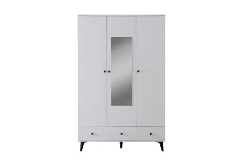 BİANCA AYNALI GARDIROP, 3 KAPAKLI