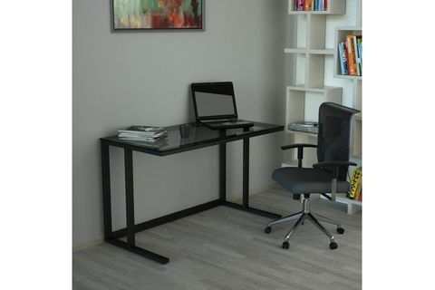 TEKLİ DESK ÇALIŞMA MASASI, SİYAH AYAK