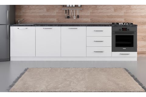 MİNAR 300 CM MUTFAK DOLABI BEYAZ 300-B10-ALT MODÜL