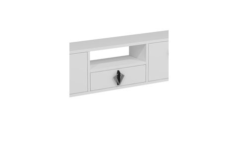 DROPDD TV SEHPASI, BEYAZ SİYAH GÜMÜŞ DUVARA MONTAJ, 1315DROPDD 32