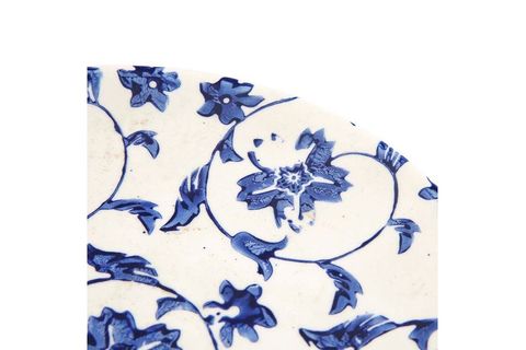 VİTALE SOİL MAVİ ÇİNİ DESENLİ DEKORATİF TABAK