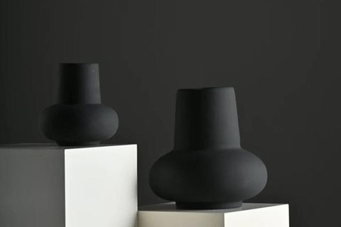 ZARİF VAZO SET, SİYAH