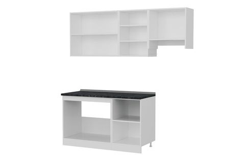 MİNAR 200 CM MUTFAK DOLABI BEYAZ DORE 200 D7