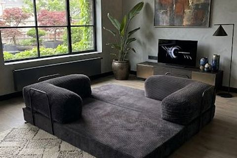 LİNA ÇOK AMAÇLI YATAKLI AKTİVİTE KOLTUĞU, ANTRASİT, 90X200