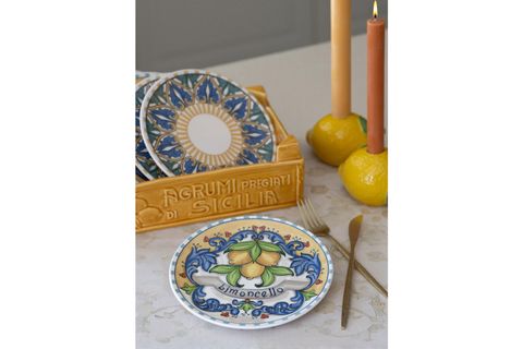 THE MİA LİMONCELLO PASTA TABAĞI 6LI SET 19 CM