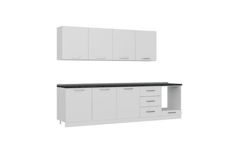 MİNAR BASİC 300 CM MUTFAK DOLABI BEYAZ 300-B10