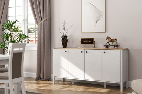 LUMERA İSKANDİNAV KONSOL, 4 KAPAKLI 6 BÖLMELİ