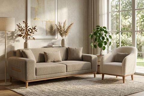 VERA ÜÇLÜ KOLTUK, KAHVE