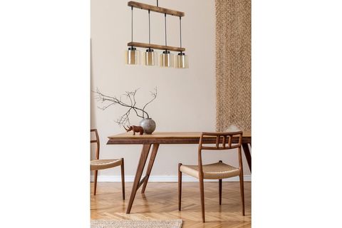 LUMEXX DAVİD DÖRTLÜ SIRALI YANIK BAL CAMLI SARKIT