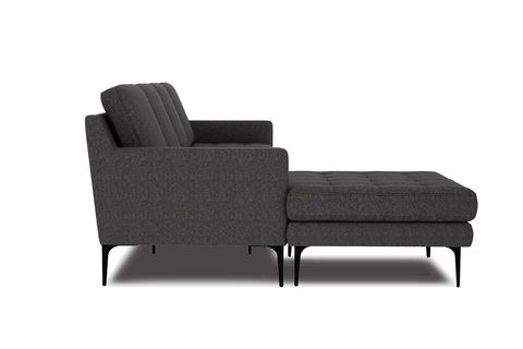 NORMOD ANTRASİT DÖRTLÜ MODÜLER KÖŞE KOLTUK METAL ALTIN AYAK