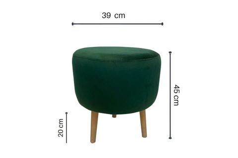 TUBİHOME SANTA PUF, YEŞİL