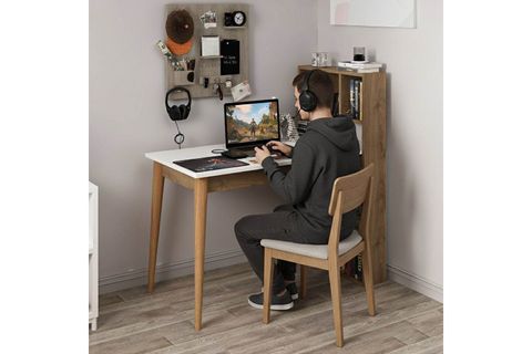 CALVİA ÇALIŞMA MASASI, BEYAZ RAHLE