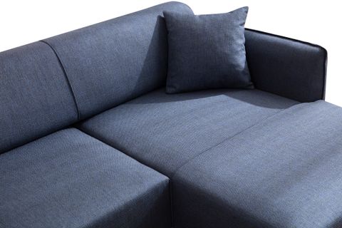 BELLİSİMO KÖŞE KOLTUK, LACİVERT, SAĞ KÖŞE