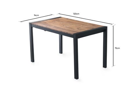 LATO MASA VE RİVONE SANDALYE TAKIMI, ATLANTİK ÇAM, 120X74