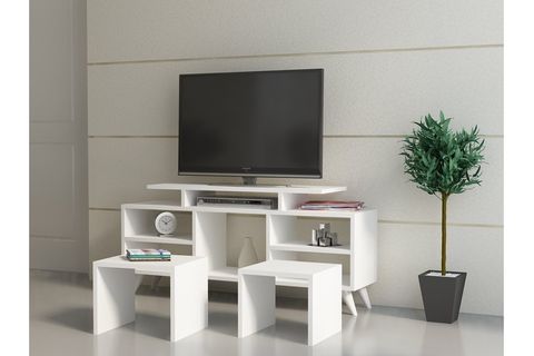 KUTAY TV ÜNİTESİ BEYAZ