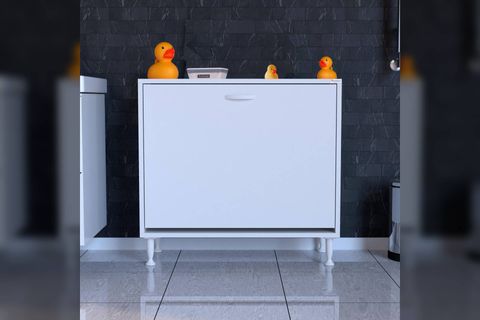 SÖKE SEPETLİ BANYO DOLABI, 70X75X32,6