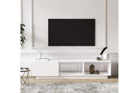 OCASSO LEPANDO TV ÜNİTESİ, BEYAZ