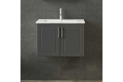 SANYA BANYO DOLABI ALT 65CM AS2K ETJ BEYAZ ANTRASİT