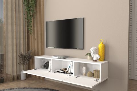 PERGAMON TV ÜNİTESİ, BEYAZ, 150 CM