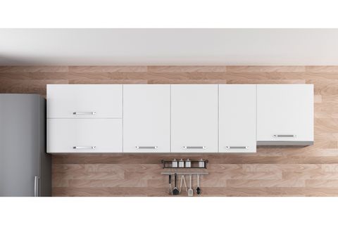 MİNAR 280 CM MUTFAK DOLABI BEYAZ 280-B8-ÜST MODÜL