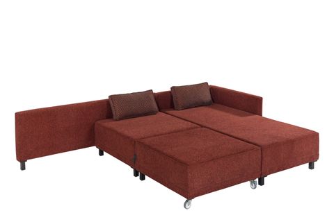 MATRİS YATAKLI KÖŞE KOLTUK, BORDO, SAĞ KÖŞE