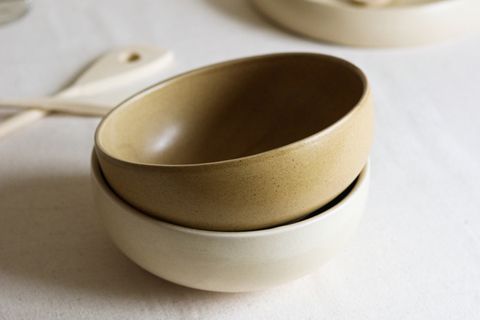 BEIGE STONE MERKÜR BÜYÜK KASE, HARDAL