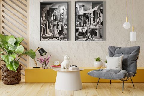 AHŞAP ÇERÇEVELİ SİYAHIN GÜCÜ, 50X70