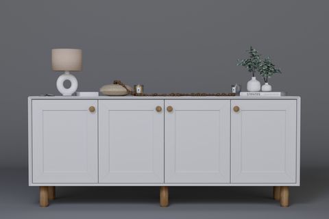 BOHEM SERİSİ NATURA KONSOL, BEYAZ, 180 CM