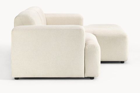 ELSA KETEN MİNİ KÖŞE KOLTUK, SAĞ KÖŞE, KIRIK BEYAZ